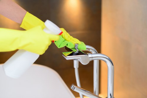 Local sofa cleaning service working in an E17 home with limited access