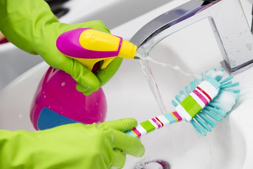 Mid-job safety checks during carpet cleaning