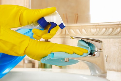 Local cleaners carrying out end of tenancy work in E17