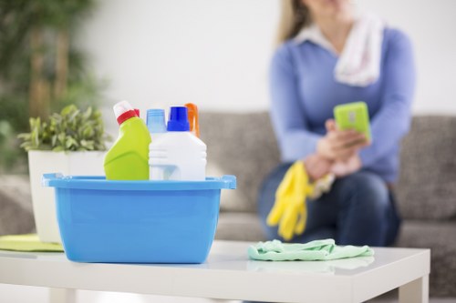 Cleaner maintaining a shared office kitchen in E17