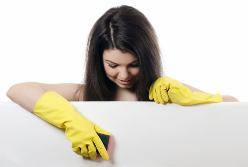 Professional upholstery care for a fabric sofa in E17